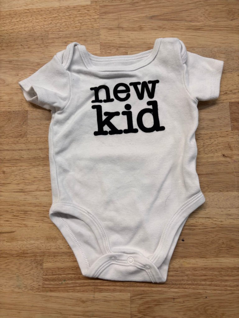 Indigo Baby 0 - 3 Month White Onesie - Nest and Sprout - Consignment