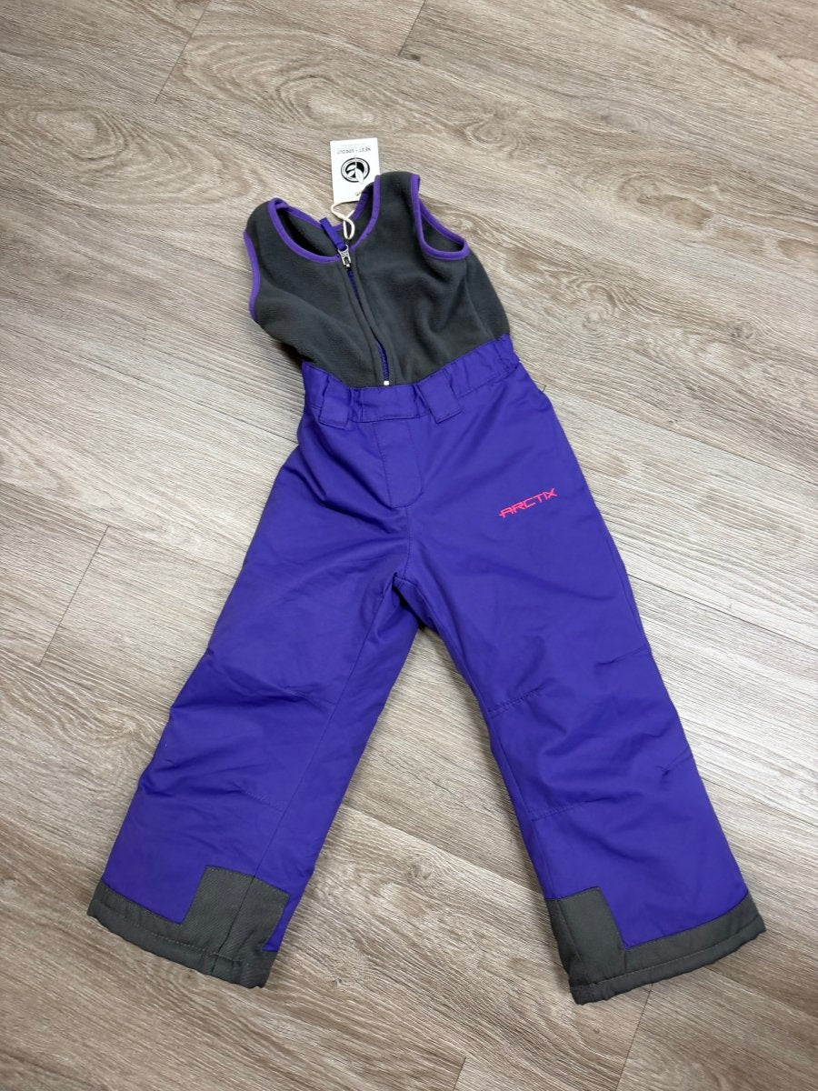 Artix Purple Fleece Bib Snow Pants – 3 | Play - Nest and Sprout-Consignment