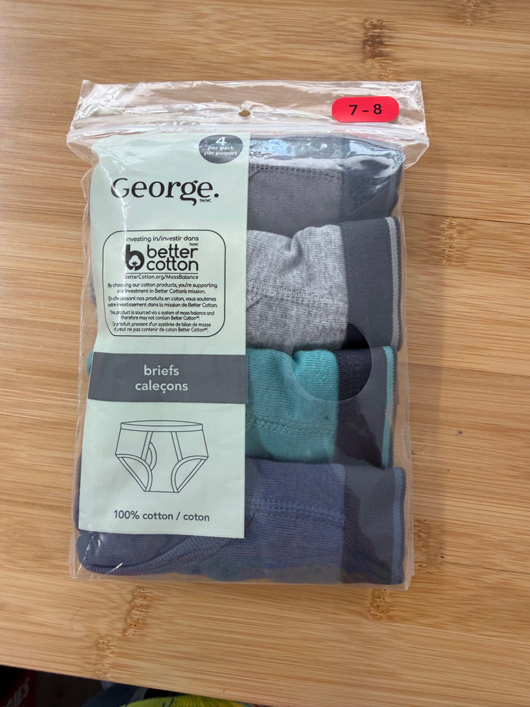 George Cotton Briefs – 7/8 | NWT