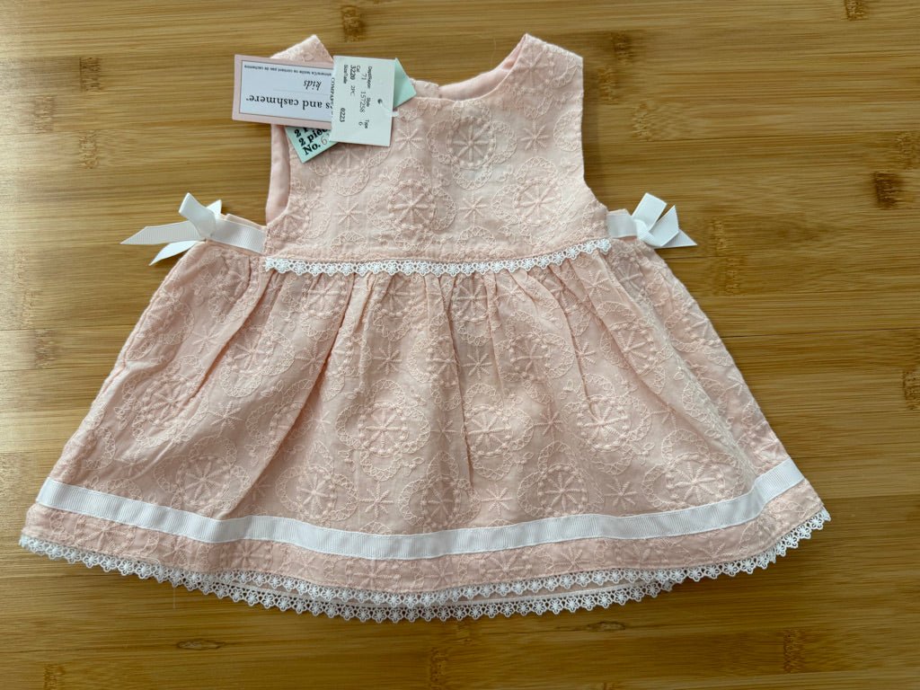 Cupcakes and Cashmere Dress – 6–9M | Light Peach | NWT