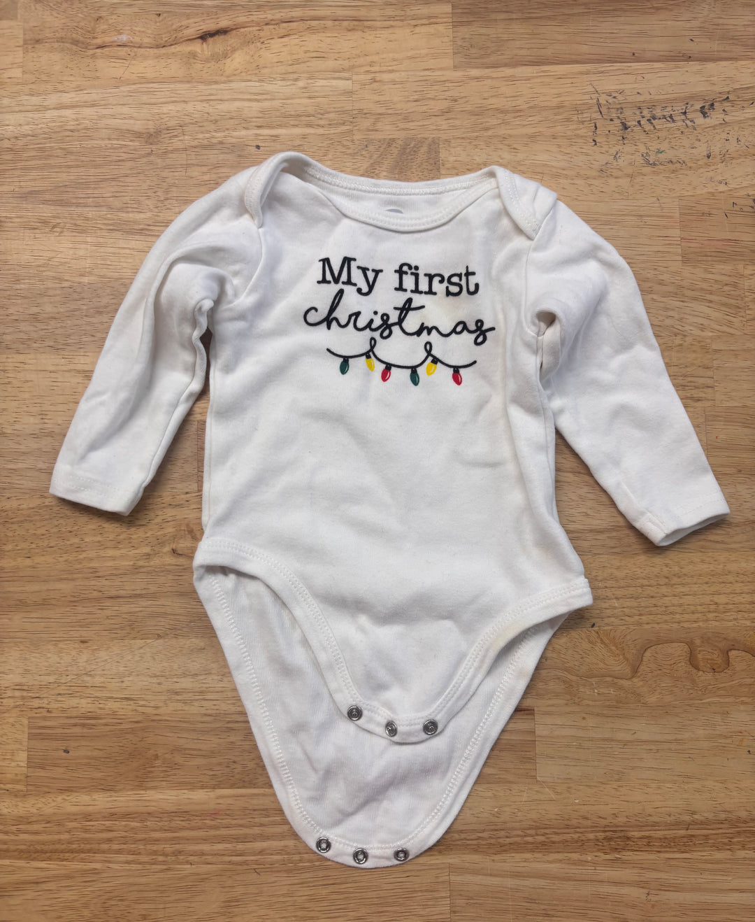 The Littlest “My First Christmas” Bodysuit 3-6M