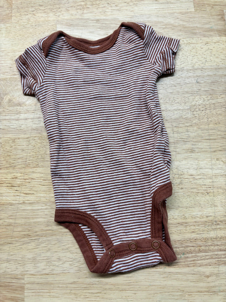 Carter’s Striped Bodysuit – Brown | Newborn