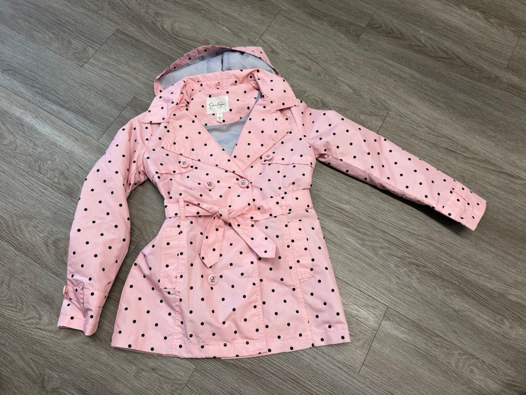 Jessica Simpson Polka Dot Jacket – 16 | Pink Lightweight
