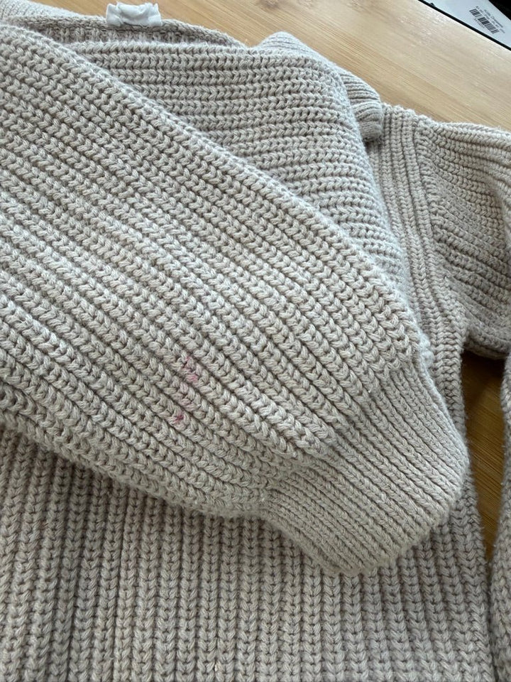 Jamie Kay Knit Two-Piece Set – 3Y | Cream Beige Quarter Zip Top & Pants | Play - Nest and Sprout-Consignment