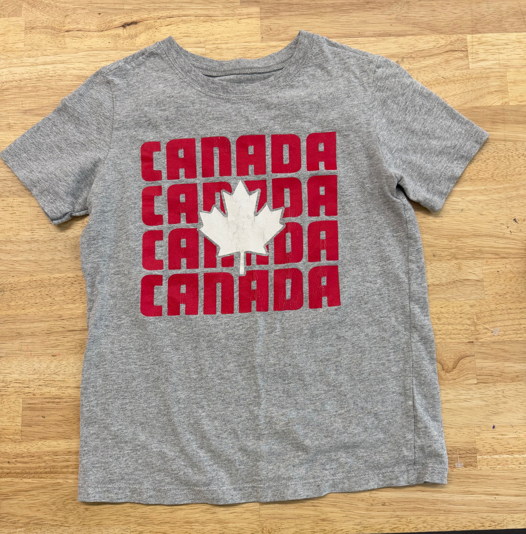 Carter's Canada Day T-Shirt – 7 | Grey Short Sleeve | Holiday | Play