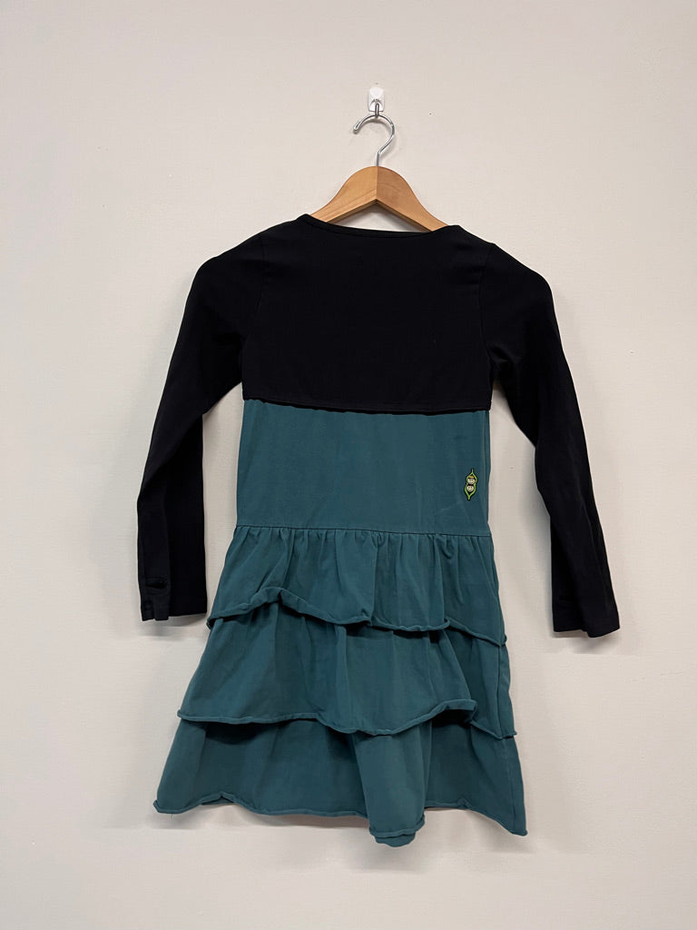 Peekaboo Beans 8 – Holiday Gem Dress & Black Cardigan