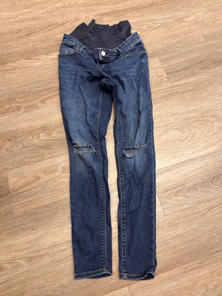 Old Navy Maternity Rockstar Super Skinny Jeans – Size 2–6 (Dark Denim)