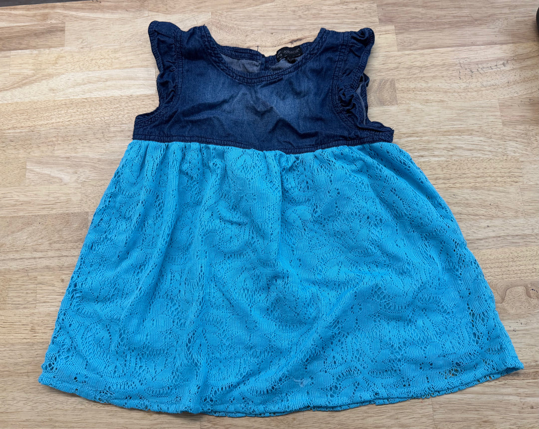 Jordache Top – 10/12 | Half Denim Half Openwork