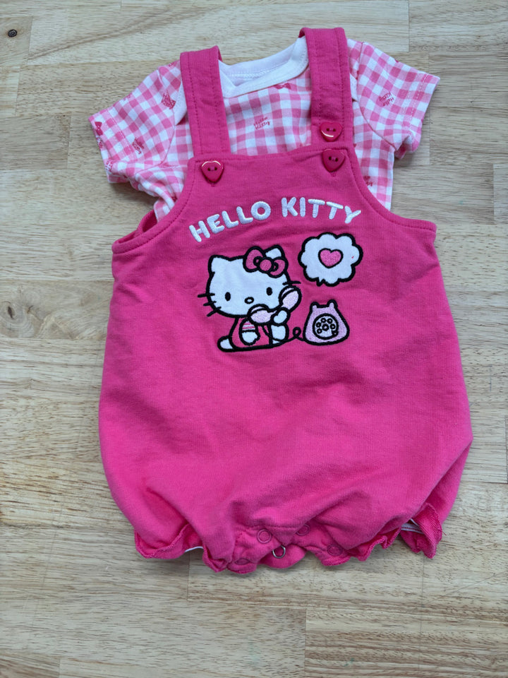Hello Kitty Romper Set – Size 3M (Pink)