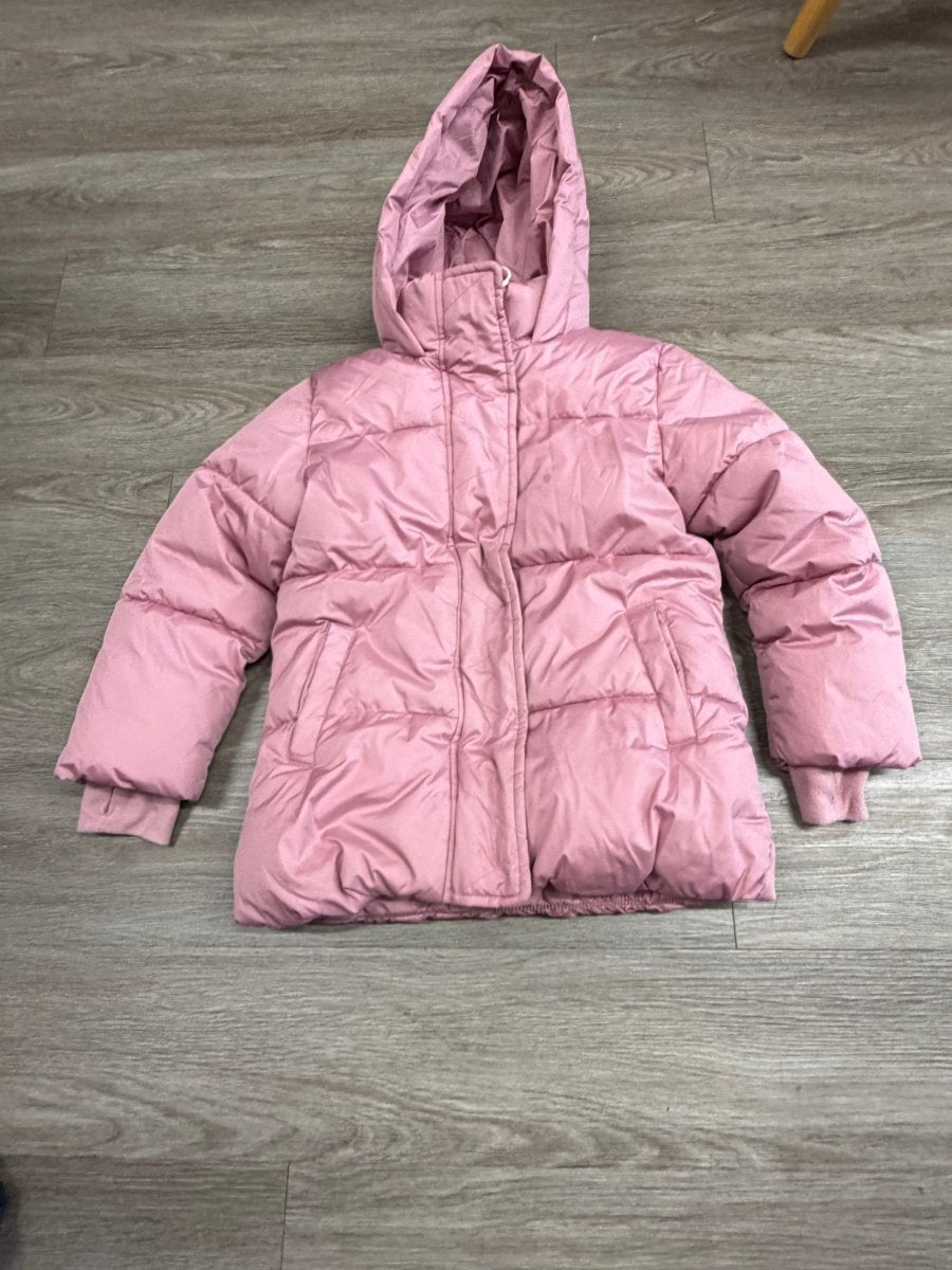 Gap Kids Primaloft Dusty Pink Long Winter Jacket – S | Water-Resistant - Nest and Sprout-Consignment