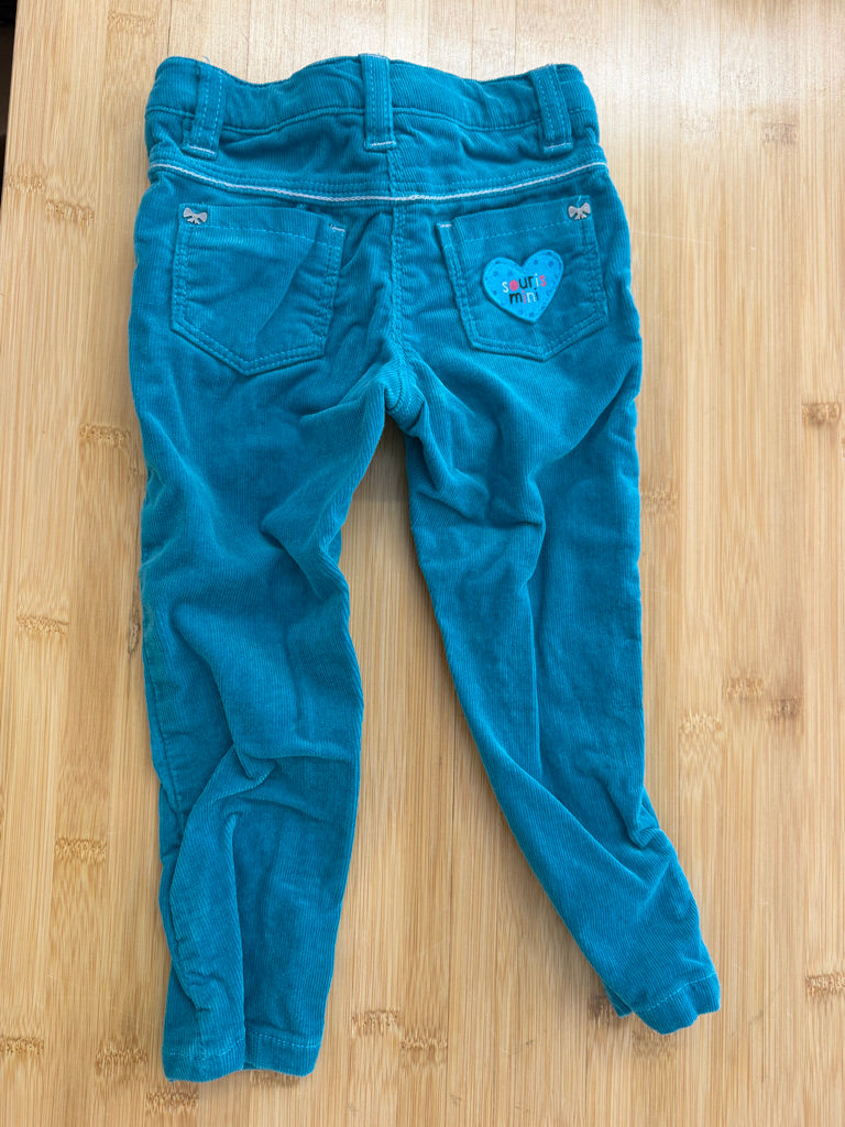 Souris Mini Blue Corduroy Jeans – 2Y