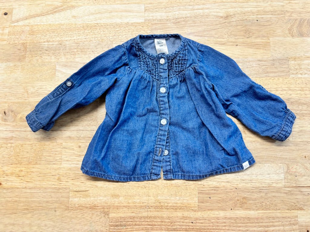 Baby B’Gosh Denim Shirt – 6M - Nest and Sprout - Consignment