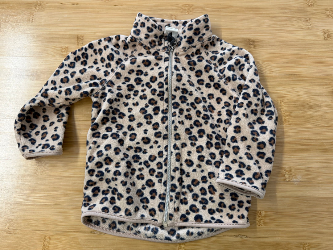H&M Cheetah Zip-Up – 12M