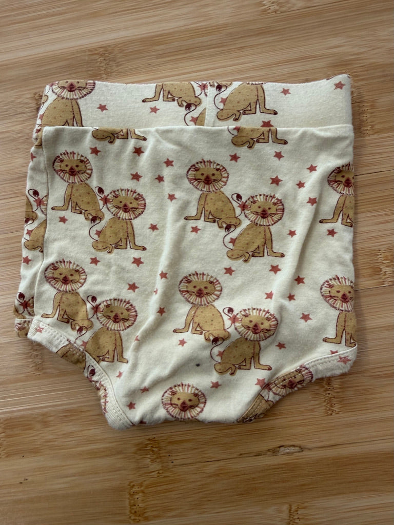 Kate Quinn Bloomers – 6–12M | Lion Print Bamboo Rayon | Play