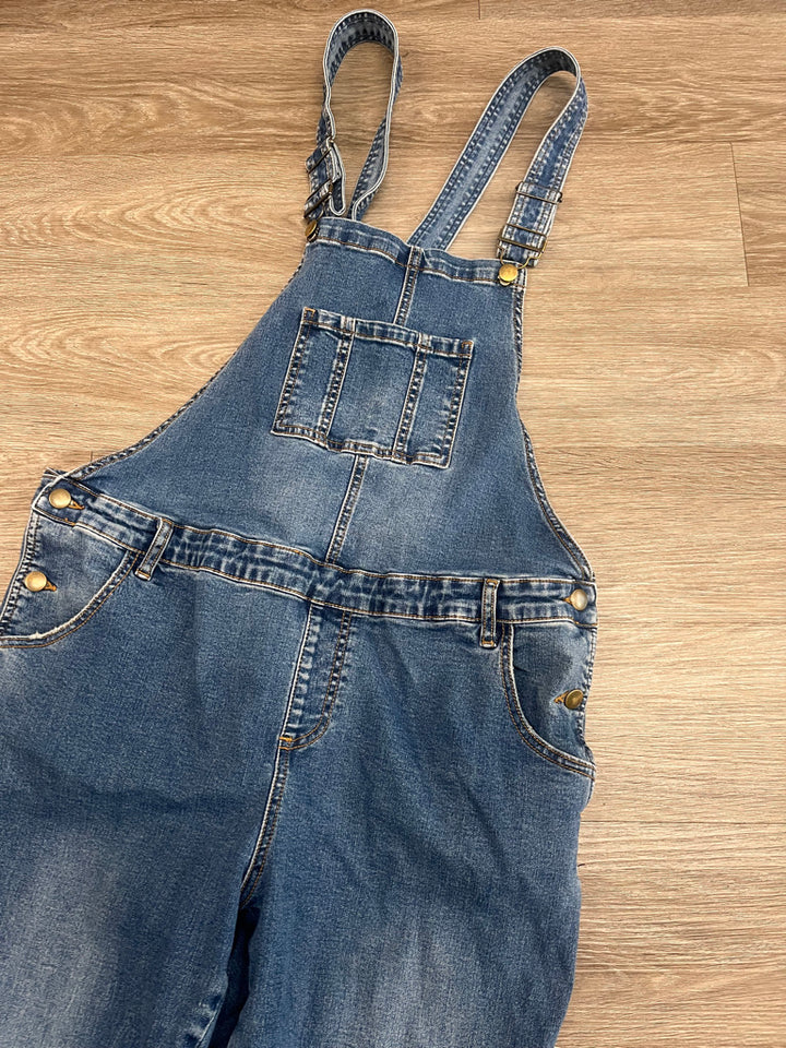 Ripe Maternity Denim Overalls – Large