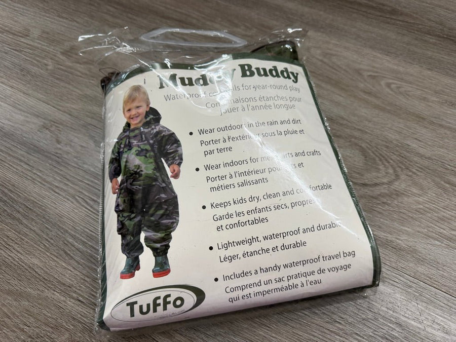 Tuffo Muddy Buddy – 5T | Camo Brown & Green Excellent - Nest and Sprout-Consignment