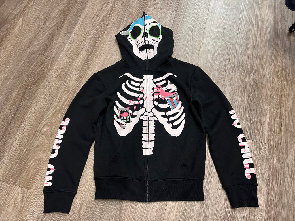 Peepin & Creepin Graphic Hoodie – Size L (14/16Y)