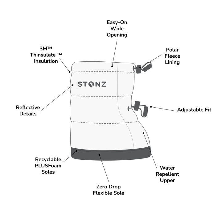 Stonz Toddler Puffer Booties