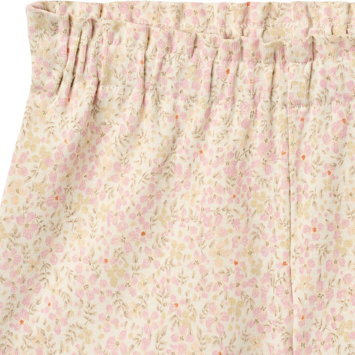 Wheat Kids Shorts – Sandy – Coral Flowers 3Y - 12Y - Nest and Sprout - Wheat Kids