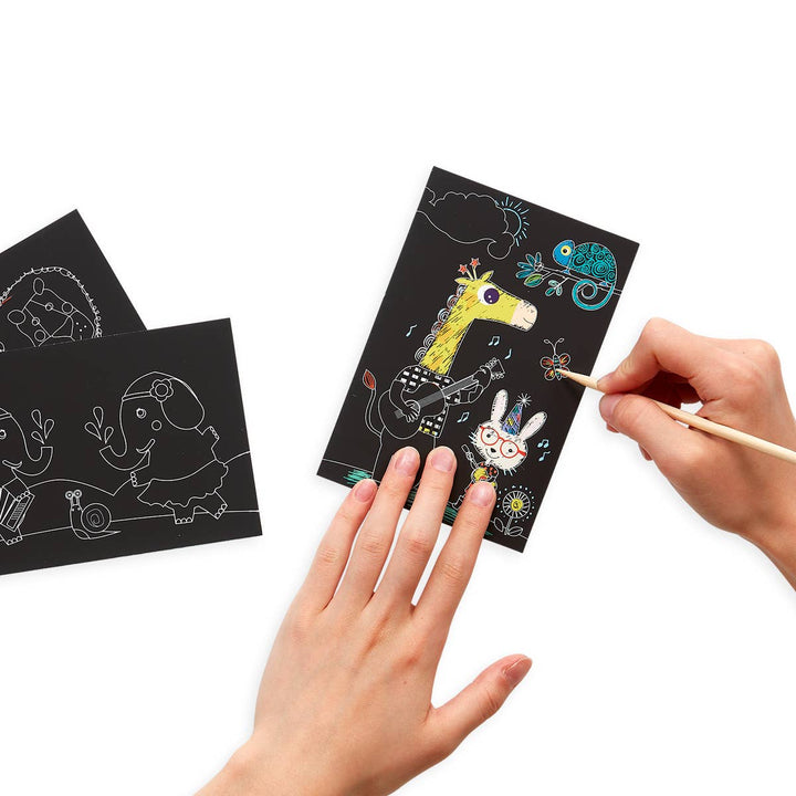 Scratch & Scribble: Mini Kit - Safari Party