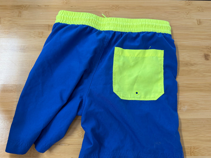 Old Navy Swim Shorts – XL (14/16) | Blue Neon Green Band