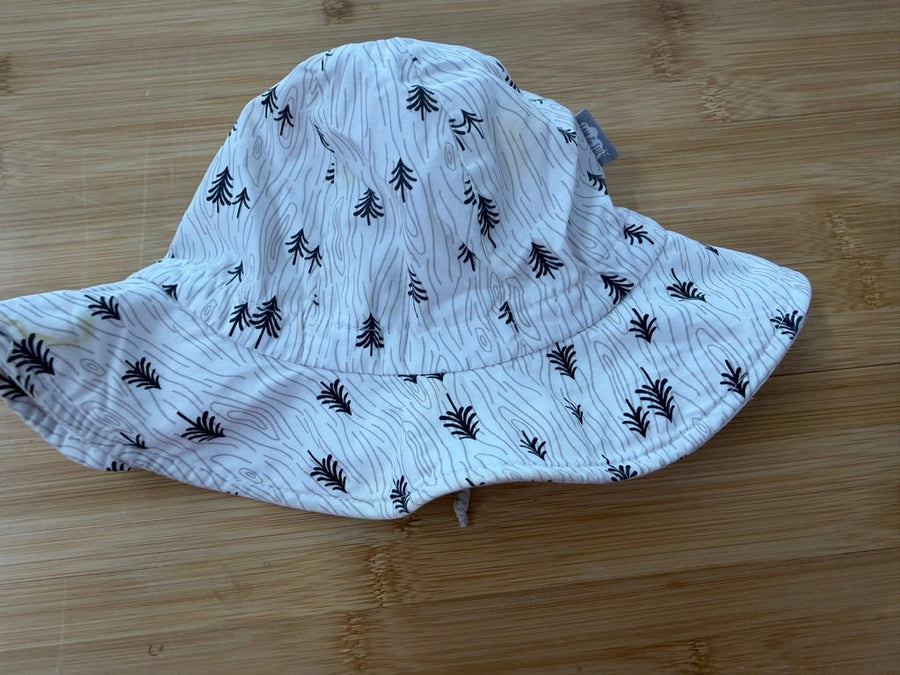 Jan & Jul Birch Print Hat – M | White | Play - Nest and Sprout-Consignment