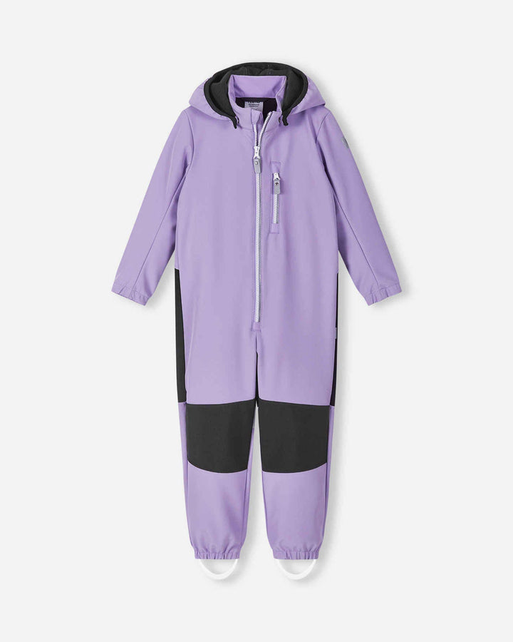 Reima Nurmes - Kids' Softshell Outdoor Jumpsuit | Blooming Lilac