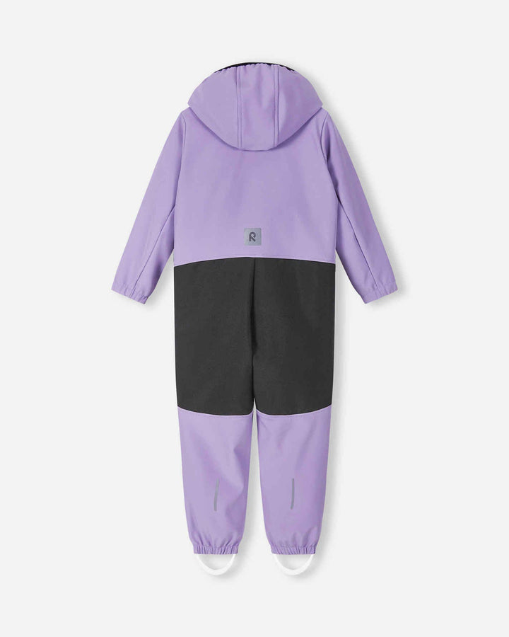 Reima Nurmes - Kids' Softshell Outdoor Jumpsuit | Blooming Lilac
