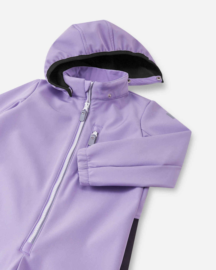 Reima Nurmes - Kids' Softshell Outdoor Jumpsuit | Blooming Lilac