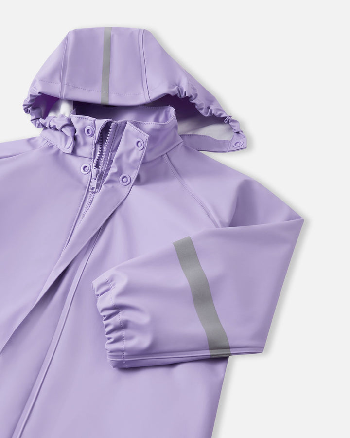 Reima Lampi Kids’ Rubber Rain Jacket | Blooming Lilac