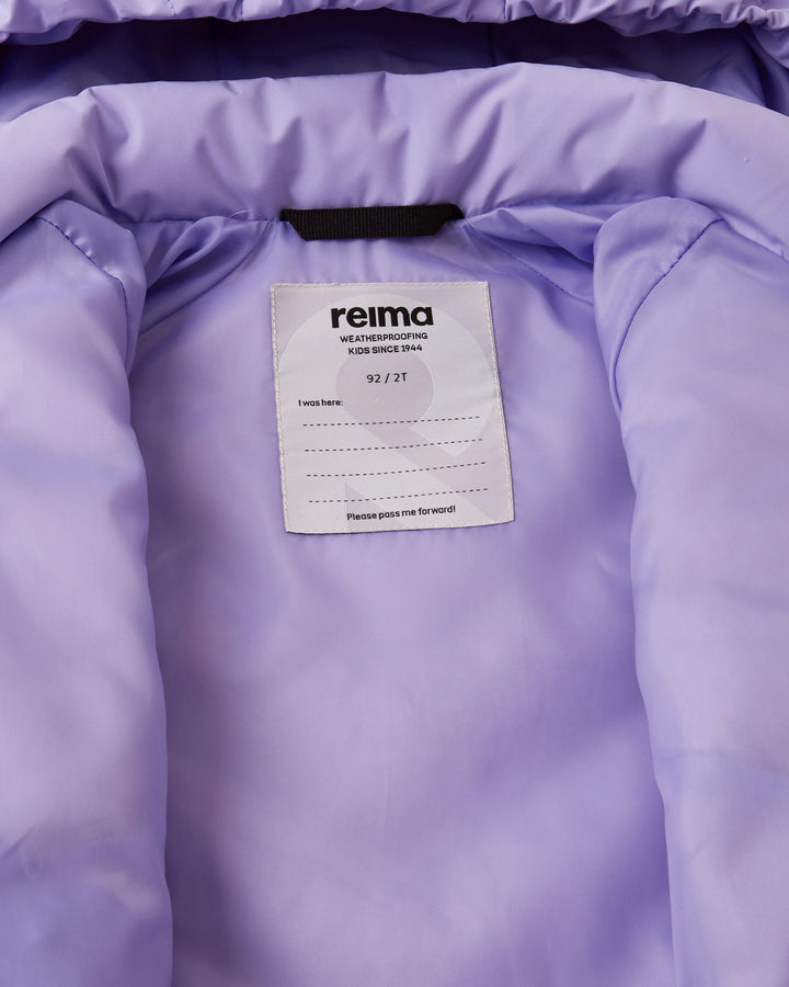 Reima Kupponen Down Jacket – Lilac Amethyst | Toddler Winter Coat