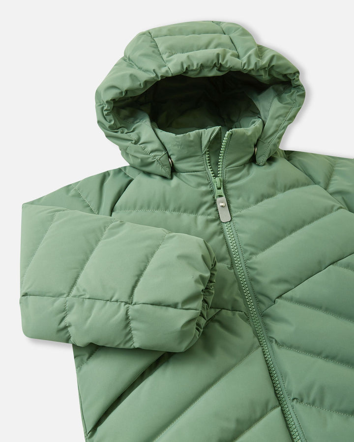 Reima Kupponen Down Jacket – Green Clay | Toddler Winter Coat