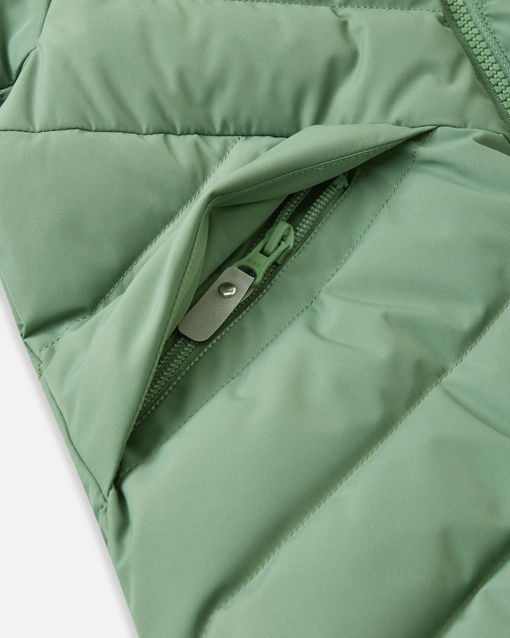Reima Kupponen Down Jacket – Green Clay | Toddler Winter Coat