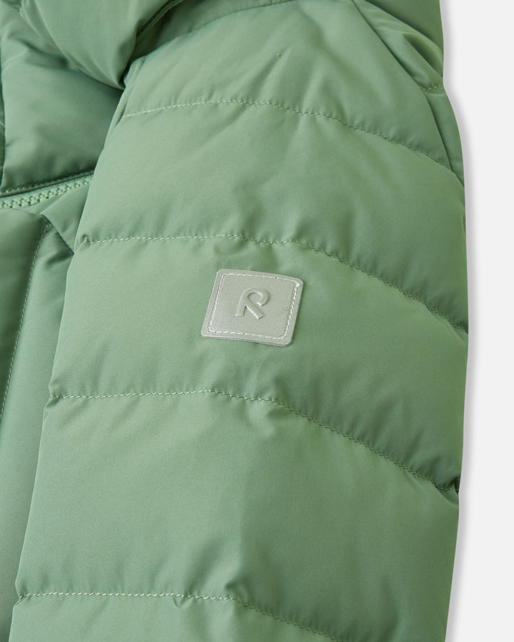 Reima Kupponen Down Jacket – Green Clay | Toddler Winter Coat