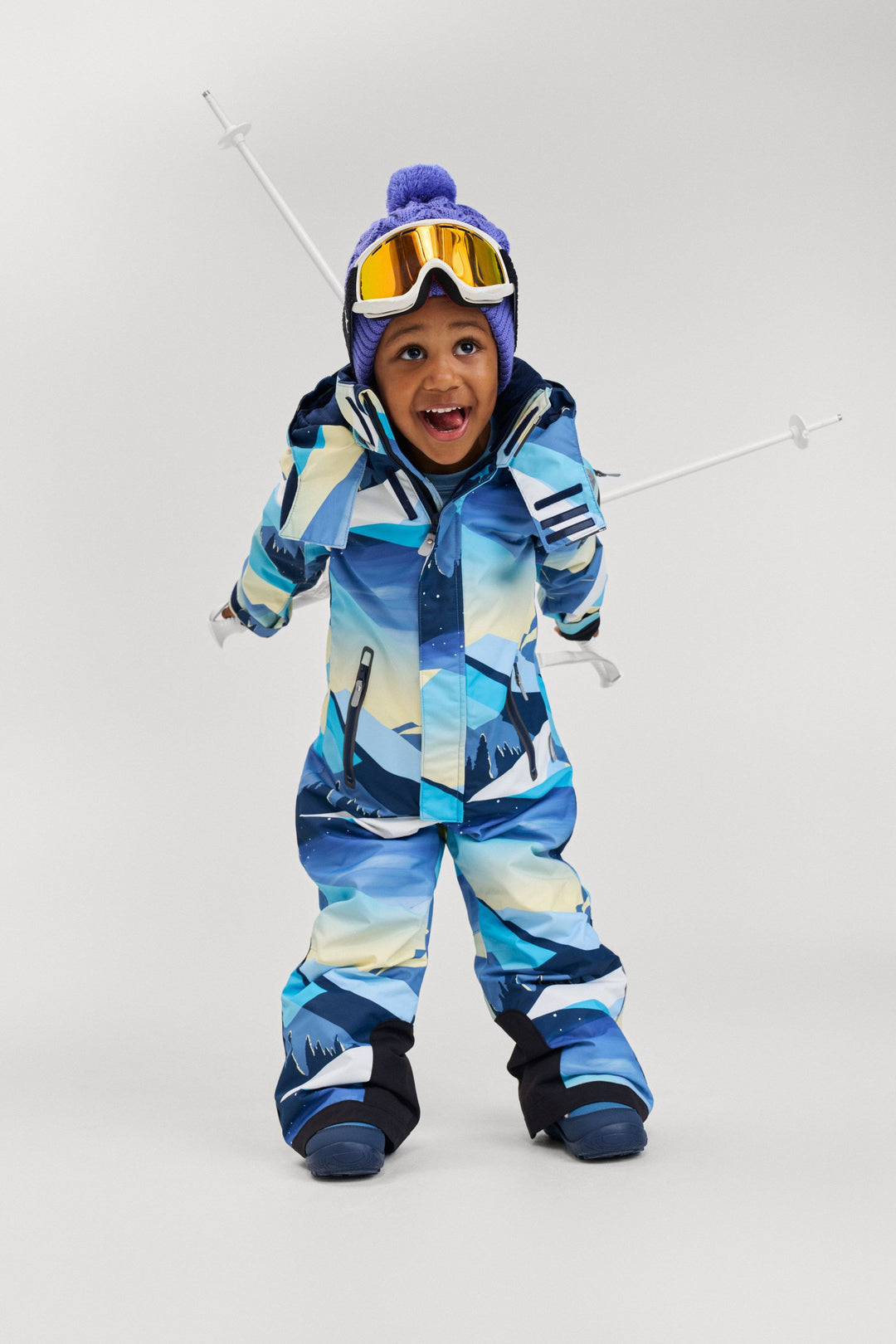 ReimaTec Reach Winter Snowsuit – Blue Ocean | Kids Ski & Snow Suit (up to 12Y)