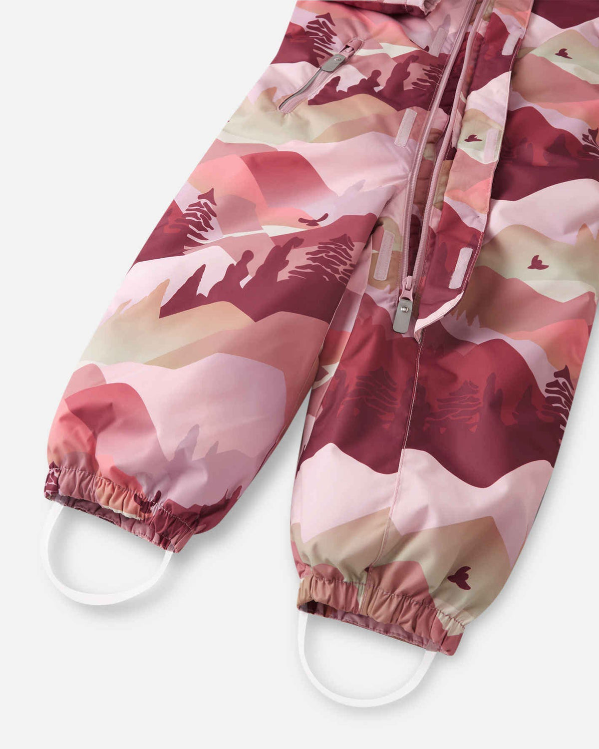 Reima Toddler Snowsuit – Puhuri – Grey Pink - Nest and Sprout-Reima