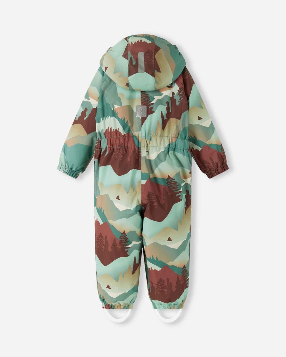 Reima Toddler Snowsuit – Puhuri – Stone Green - Nest and Sprout-Reima
