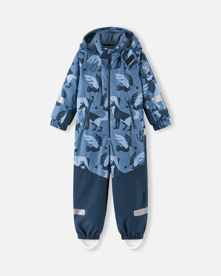 ReimaTec Kids’ Snowsuit Kurikka | Waterproof Winter Overall with Reinforcements