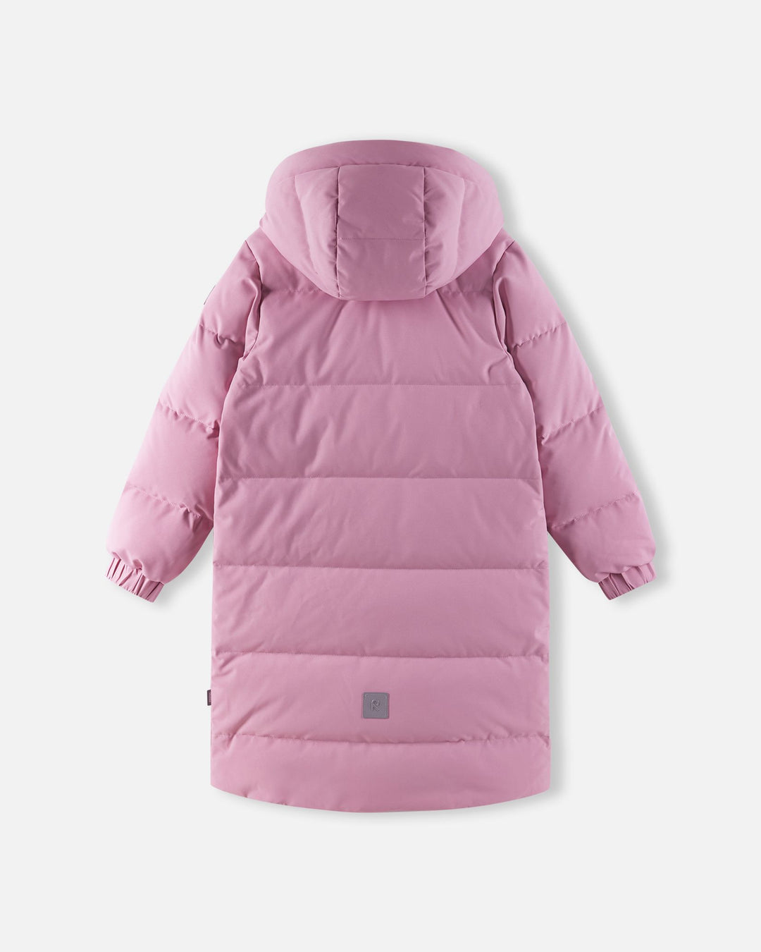 Reima Parkkala Down Jacket – Grey Pink | Kids Long Puffer Winter Coat