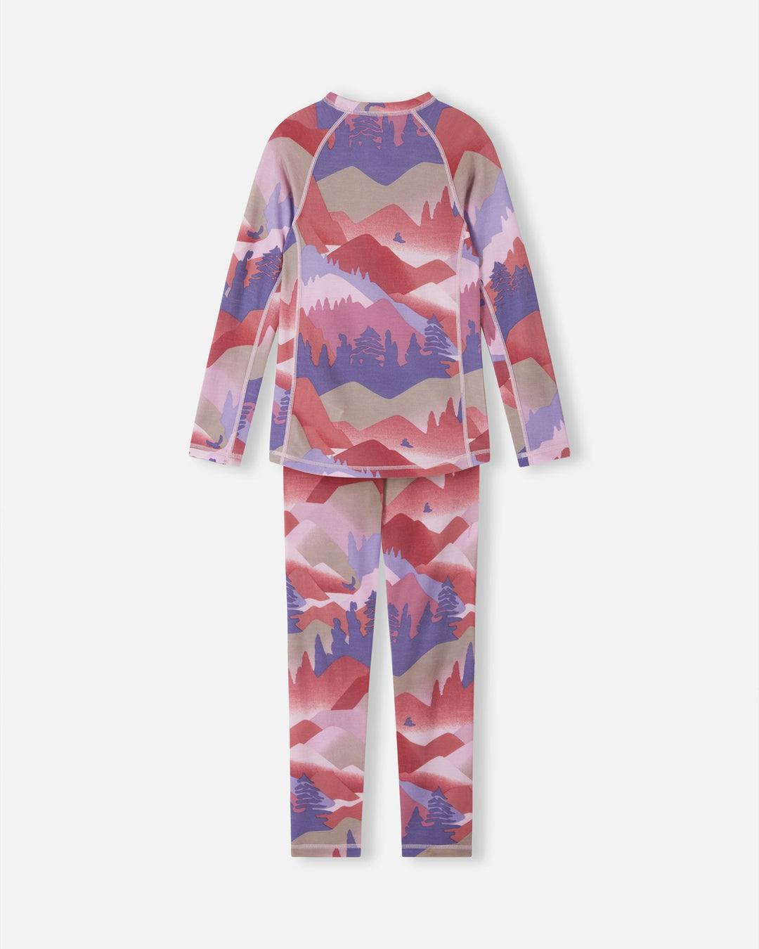 Reima Youth Wool Base Layer Set – Taitoa – Grey Pink 5Y to 14Y