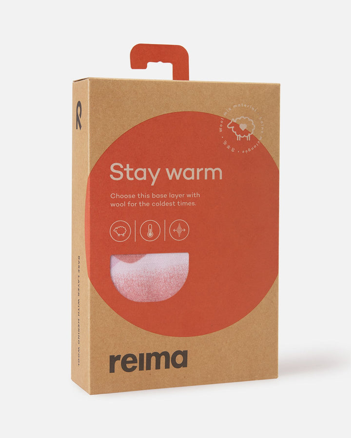 Reima Youth Wool Base Layer Set – Taitoa – Grey Pink 5Y to 14Y