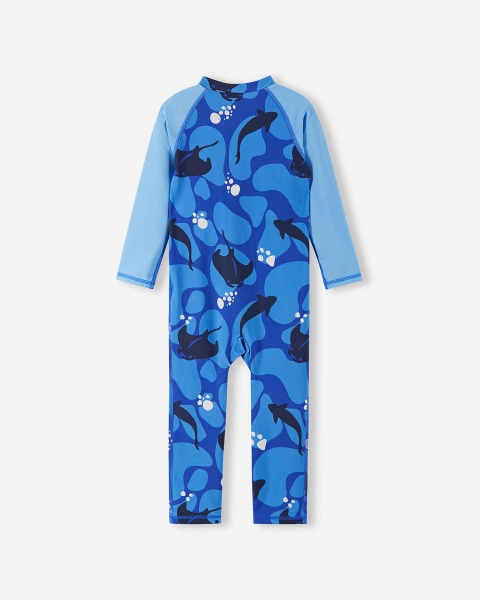Reima SunProof Swimsuit – Polskii (Sparkly Blue) - Nest and Sprout - Reima