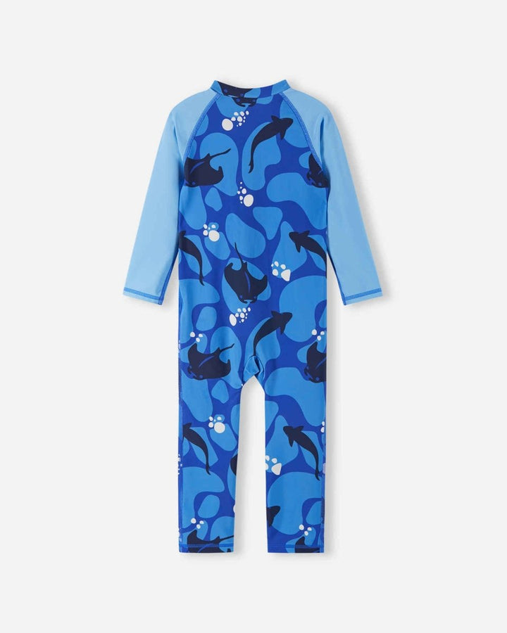 Reima SunProof Swimsuit – Polskii (Sparkly Blue) - Nest and Sprout - Reima