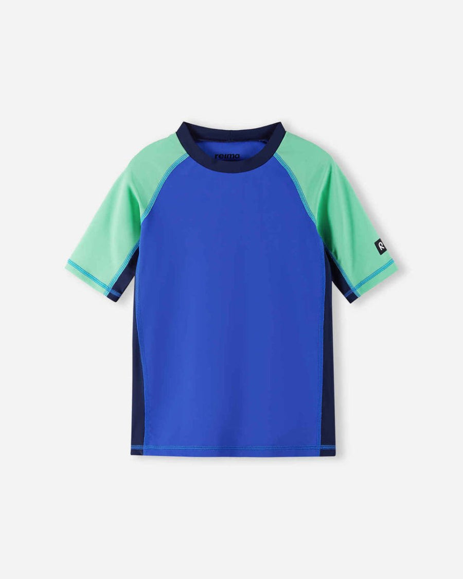Reima Uiva - Kids' UPF 50+ Rash Guard in Sparkly Blue - Nest and Sprout - Reima