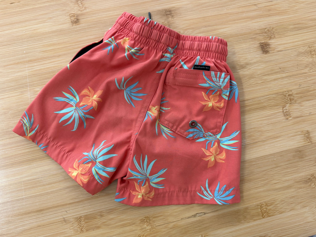 Quiksilver Orange Palm Tree Swim Shorts – 4/5