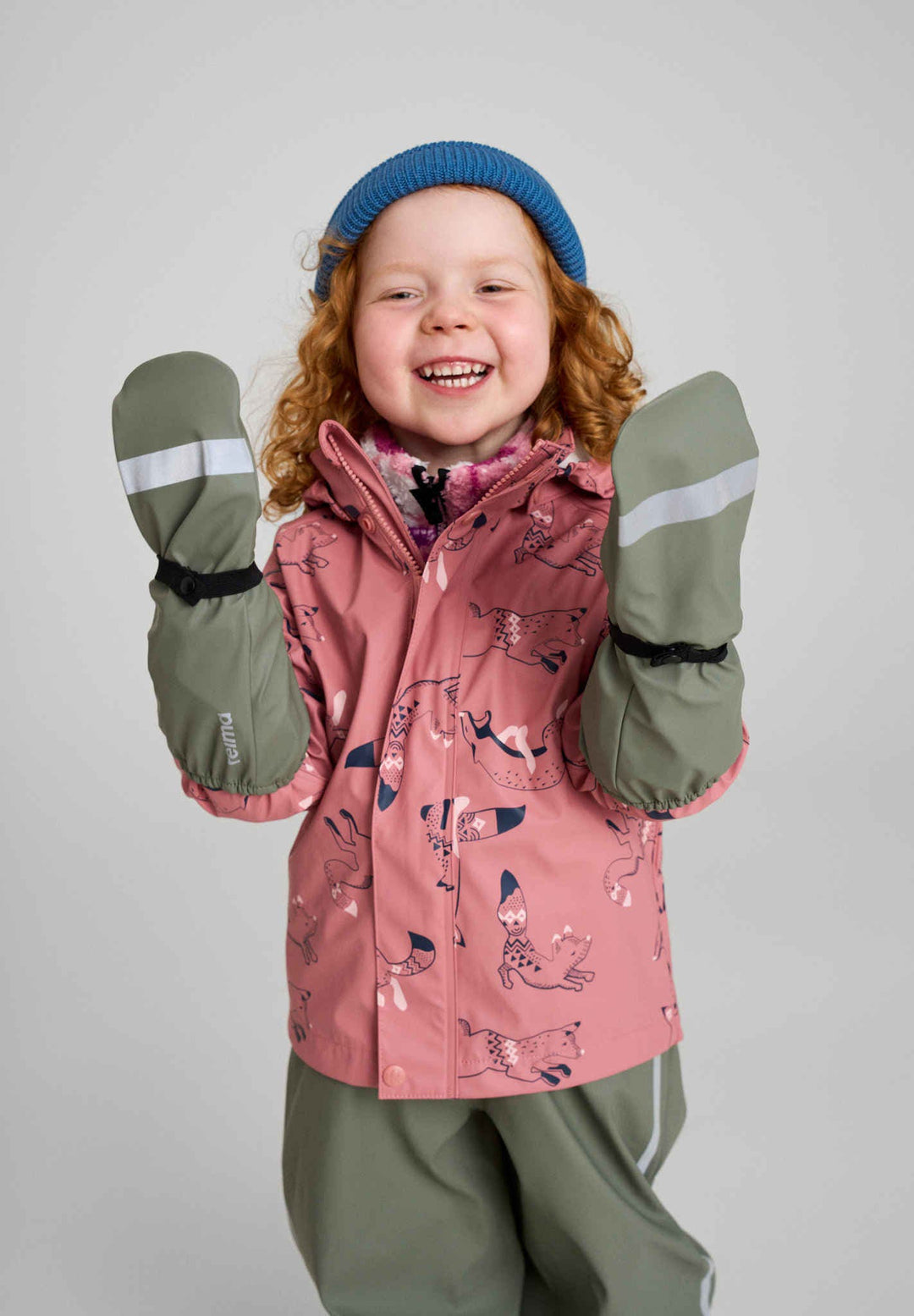 Reima Kids Unlined Rain mittens, Kura