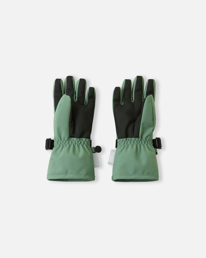 ReimaTec Tartu Winter Gloves – Green Clay | Kids Waterproof Gloves
