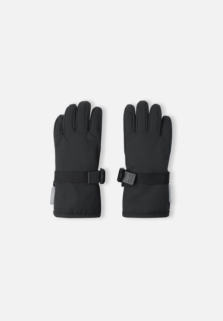 ReimaTec Tartu Winter Gloves – Black | Kids Waterproof Gloves