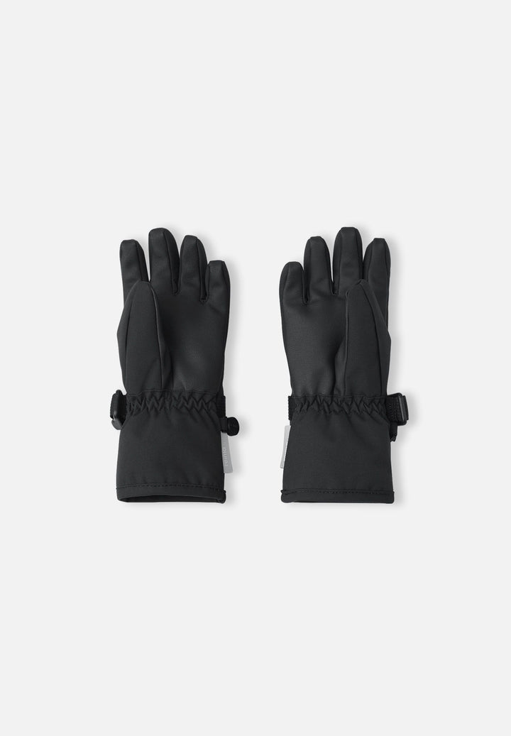 ReimaTec Tartu Winter Gloves – Black | Kids Waterproof Gloves