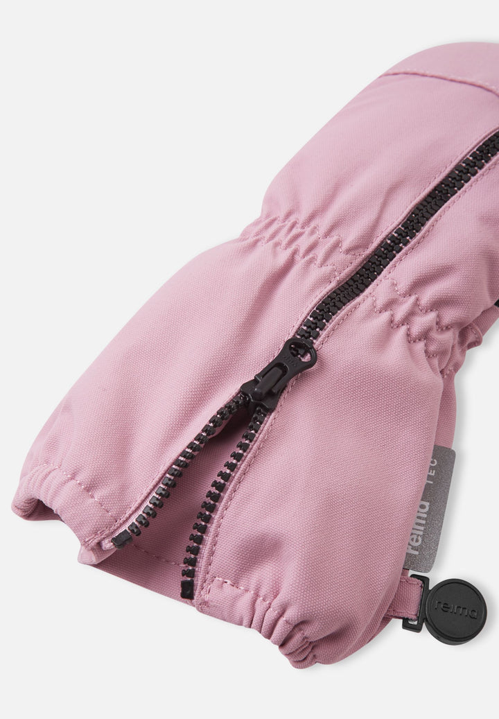 Reima Waterproof Toddler Winter Mittens– Tepas – Grey Pink